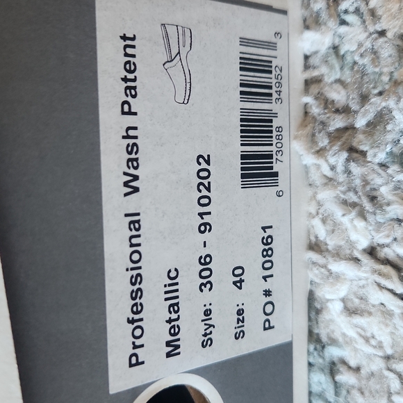 NWT!  Dansko Metallic clogs mules - Picture 4 of 10